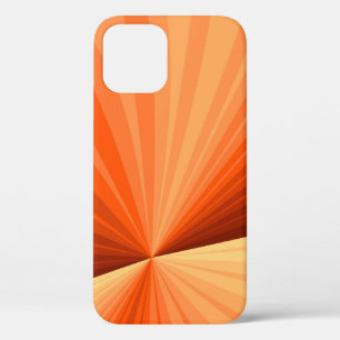 Moderne Abstracte Oranje Rode Vanille Grafische Fr iPhone 12 Hoesje