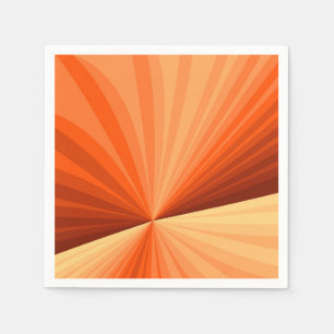 Moderne Abstracte Oranje Rode Vanille Grafische Fr Servet