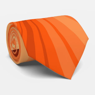 Moderne Abstracte Oranje Rode Vanille Grafische Fr Stropdas