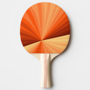 Moderne Abstracte Oranje Rode Vanille Grafische Fr Tafeltennisbatje