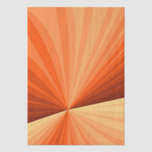 Moderne Abstracte Oranje Rode Vanille Grafische Fr Tissuepapier