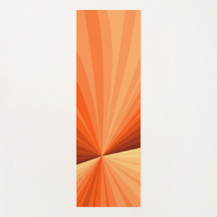 Moderne Abstracte Oranje Rode Vanille Grafische Fr Yogamat