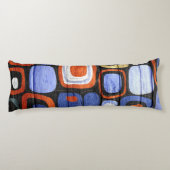 Moderne Abstracte pasteelblik #2 Lichaamskussen (Achterkant)