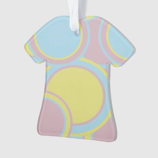 Moderne Abstracte pasteelverf Ornament (voorkant)