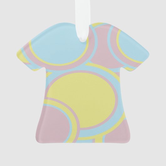 Moderne Abstracte pasteelverf Ornament (achterkant)