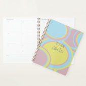 Moderne Abstracte pasteelverf Planner (Display)