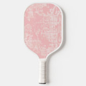 Moderne Abstracte persoonlijke naam Pickleball Paddle (Achterkant)