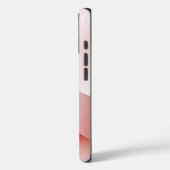 Moderne Abstracte perzik tonen ontwerp Case-Mate iPhone Case (Achterkant / Links)