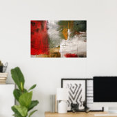 Moderne Abstracte Poster afdrukken (Thuiskantoor)