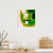 Moderne Abstracte Poster originele moderne Art Pri (Keuken)