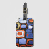 Moderne Abstracte puistlook Bagagelabel (Voorkant (verticaal))