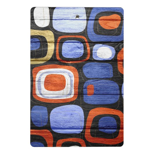 Moderne Abstracte puistlook Mini Klembord (Achterkant)