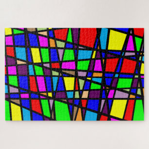 moderne abstracte puzzel