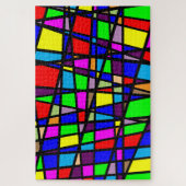 moderne abstracte puzzel (Verticaal)