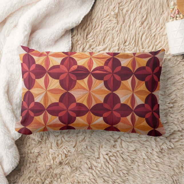 Moderne Abstracte Quilt, Sierkussen Kussen (Deken)