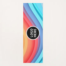 Moderne Abstracte Regenbooggolven met uw Logo