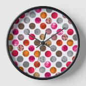 Moderne Abstracte Roze Sinaasappel Geo Spheres (Voorkant)