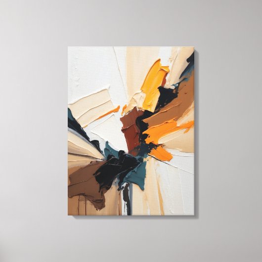 Moderne Abstracte schilderij Canvas Print (Voorkant)