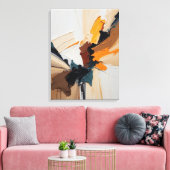 Moderne Abstracte schilderij Canvas Print (Insitu (Woonkamer))