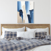 Moderne Abstracte schilderij Canvas Print (Insitu (Slaapkamer))