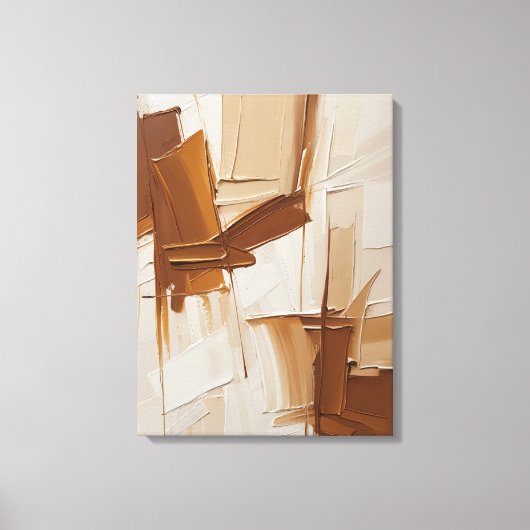 Moderne Abstracte schilderij Canvas Print (Voorkant)