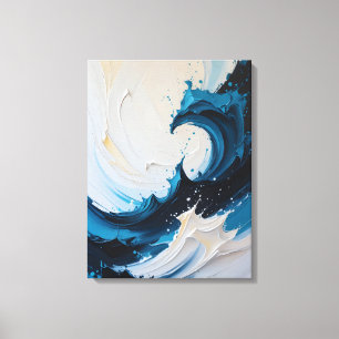 Moderne Abstracte schilderij Canvas Print