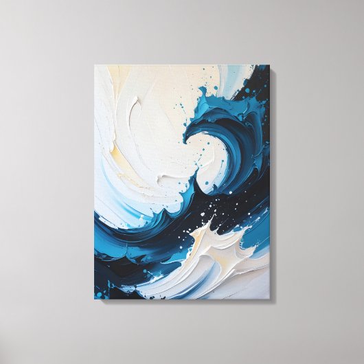 Moderne Abstracte schilderij Canvas Print (Voorkant)