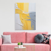 Moderne Abstracte schilderij Canvas Print (Insitu (Woonkamer))