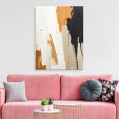 Moderne Abstracte schilderij Canvas Print (Insitu (Woonkamer))