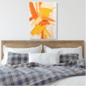 Moderne Abstracte schilderij Canvas Print (Insitu (Slaapkamer))