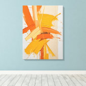 Moderne Abstracte schilderij Canvas Print (Insitu (Houten vloer))