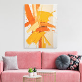 Moderne Abstracte schilderij Canvas Print (Insitu (Woonkamer))