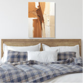 Moderne Abstracte schilderij Canvas Print (Insitu (Slaapkamer))