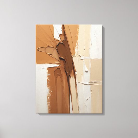 Moderne Abstracte schilderij Canvas Print (Voorkant)