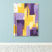 Moderne Abstracte schilderij Canvas Print (Insitu (Houten vloer))