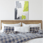 Moderne Abstracte schilderij Canvas Print (Insitu (Slaapkamer))
