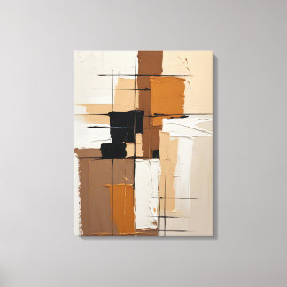 Moderne Abstracte schilderij Canvas Print