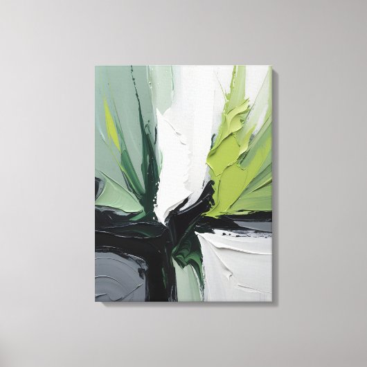 Moderne Abstracte Schildering Canvasprint Canvas Afdruk (Voorkant)