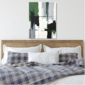 Moderne Abstracte Schildering Canvasprint Canvas Afdruk (Insitu (Slaapkamer))