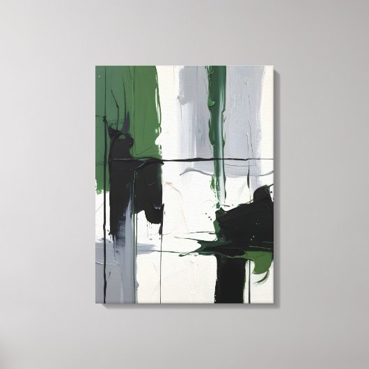 Moderne Abstracte Schildering Canvasprint Canvas Afdruk (Voorkant)