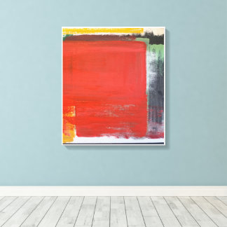 Moderne Abstracte Schildering op Canvas Afdruk