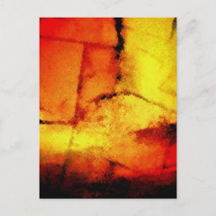 Moderne Abstracte schilderkunst Briefkaart