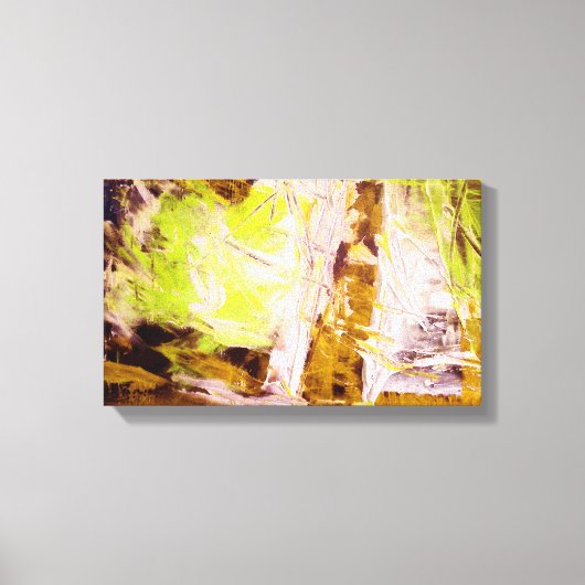 Moderne Abstracte schilderkunst verpakt canvas Afdruk (Voorkant)