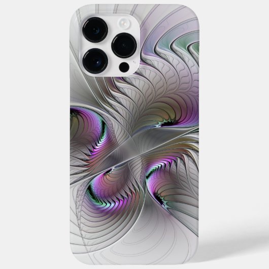 Moderne Abstracte Shy Fantasy Figuur Fractal Art Case-Mate iPhone Case (Achterkant)