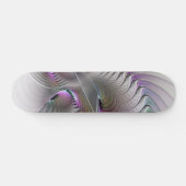Moderne Abstracte Shy Fantasy Figuur Fractal Art Skateboard (Horizontaal)