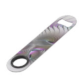 Moderne Abstracte Shy Fantasy Figuur Fractal Art Speed Flessenopener (Voorkant Gekanteld)