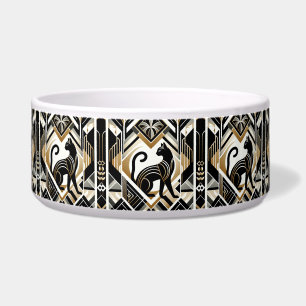 Moderne Abstracte Sierlijke Kat Keramische Bak Voerbakje