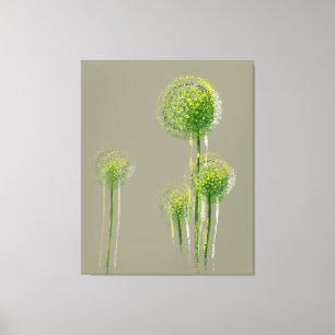 Moderne Abstracte springstbomen Canvas Afdruk