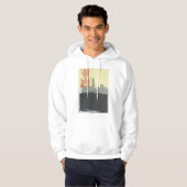 Moderne Abstracte stedelijke achtergrond levendig Hoodie (Voorkant volledig)