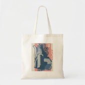 Moderne Abstracte stedelijke achtergrond levendig Tote Bag (Voorkant)